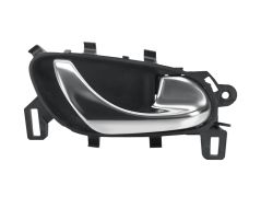 POIGNÉE DE PORTE INTERIEURE NISSAN QASHQAI 2014-2017 AVEC LEVIER CHROMÉE / BASE NOIRE / AVANT / ARRIÈRE DROITE