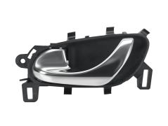 POIGNÉE DE PORTE INTERIEURE NISSAN QASHQAI 2014-2017 AVEC LEVIER CHROMÉE / BASE NOIRE / AVANT / ARRIÈRE GAUCHE