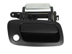 POIGNÉE DE PORTE EXTERIEURE OPEL ASTRA G 1998-2004 NOIRE / AVEC TROU BARILLET / AVANT DROITE