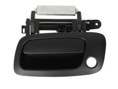 POIGNÉE DE PORTE EXTERIEURE OPEL ASTRA G 1998-2004 NOIRE / AVEC TROU BARILLET / AVANT GAUCHE