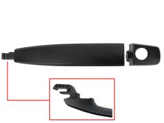 POIGNÉE DE PORTE EXTERIEURE OPEL MOKKA 2013-2016 AVEC APPRET / AVEC TROU BARILLET / AVANT GAUCHE