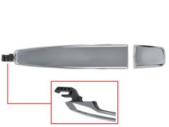 POIGNÉE DE PORTE EXTERIEURE OPEL MOKKA 2013-2016 CHROMÉE / ARRIÈRE GAUCHE