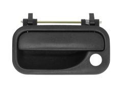 POIGNÉE DE PORTE EXTERIEURE OPEL VECTRA B 1996-2002 NOIRE / AVEC TROU BARILLET / AVANT GAUCHE