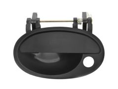 POIGNÉE DE PORTE EXTERIEURE OPEL MERIVA 2003-2006 NOIRE / AVEC TROU BARILLET / AVANT GAUCHE