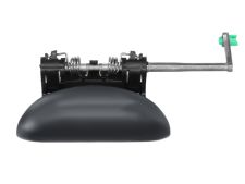 POIGNÉE DE PORTE EXTERIEURE PEUGEOT 206+ 2008-2014 NOIRE LISSE / AVANT GAUCHE
