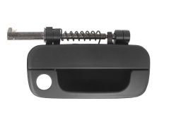 POIGNÉE DE PORTE EXTERIEURE PEUGEOT 406 1999-2004 NOIRE / AVEC TROU BARILLET / AVANT DROITE