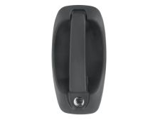 POIGNÉE DE PORTE EXTERIEURE CITROEN NEMO 2007-2016 NOIRE / AVEC TROU BARILLET / 2 PORTES ARRIÈRES