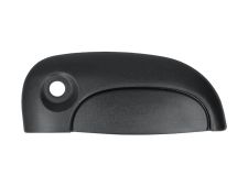 POIGNÉE DE PORTE EXTERIEURE NISSAN KUBISTAR 2003-2008 NOIRE / AVEC TROU BARILLET / AVANT DROITE