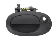 POIGNÉE DE PORTE EXTERIEURE NISSAN KUBISTAR 2003-2008 NOIRE / AVEC TROU BARILLET / PORTE ARRIÈRE