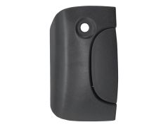 POIGNÉE DE PORTE EXTERIEURE NISSAN KUBISTAR 2003-2008 NOIRE / AVEC TROU BARILLET / 2 PORTES ARRIÈRES