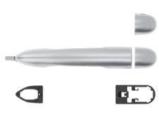 POIGNÉE DE PORTE EXTERIEURE RENAULT MEGANE 2002-2006 ARGENT AVANT GAUCHE