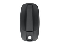 POIGNÉE DE PORTE EXTERIEURE NISSAN PRIMASTAR 2001-2007 NOIRE / AVEC TROU BARILLET / LATÉRALE GAUCHE