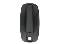 POIGNÉE DE PORTE EXTERIEURE NISSAN PRIMASTAR 2001-2007 NOIRE / AVEC TROU BARILLET / LATÉRALE GAUCHE