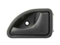 POIGNÉE DE PORTE INTERIEURE NISSAN KUBISTAR 2003-2008 NOIRE / 6MM / AVANT DROITE