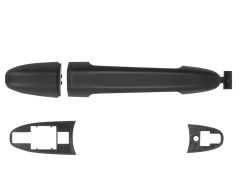 POIGNÉE DE PORTE EXTERIEURE VOLKSWAGEN CRAFTER 2006-2011 NOIRE / LATÉRALE GAUCHE