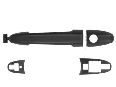 POIGNÉE DE PORTE EXTERIEURE VOLKSWAGEN CRAFTER 2006-2011 NOIRE / AVEC TROU BARILLET / LATÉRALE DROITE
