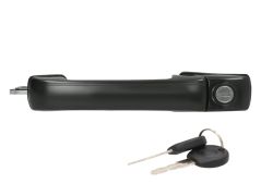 POIGNÉE DE PORTE EXTERIEURE VOLKSWAGEN GOLF III 1992-1997 NOIRE / AVEC BARILLET / AVANT GAUCHE