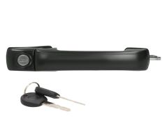 POIGNÉE DE PORTE EXTERIEURE VOLKSWAGEN GOLF III 1992-1997 NOIRE / AVEC BARILLET / AVANT DROITE