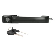 POIGNÉE DE PORTE EXTERIEURE VOLKSWAGEN GOLF III 1992-1997 NOIRE / AVEC BARILLET / AVANT DROITE