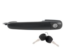 POIGNÉE DE PORTE EXTERIEURE VOLKSWAGEN SHARAN 1996-2000 NOIRE / AVEC BARILLET / AVANT GAUCHE