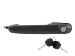 POIGNÉE DE PORTE EXTERIEURE VOLKSWAGEN SHARAN 1996-2000 NOIRE / AVEC BARILLET / AVANT GAUCHE