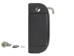 POIGNÉE DE PORTE EXTERIEURE VOLKSWAGEN CARAVELLE 1990-1996 NOIRE / AVEC TROU BARILLET / AVANT DROITE