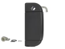 POIGNÉE DE PORTE EXTERIEURE VOLKSWAGEN TRANSPORTER T4 1990-1996 NOIRE / AVEC TROU BARILLET / AVANT DROITE
