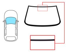 PARE-BRISE ALFA ROMEO 155 1992-1997 AVANT / VERT
