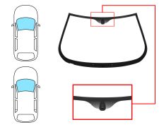 PARE-BRISE ALFA ROMEO 156 1997-2003 4 PORTES / BREAK / AVANT / VERT / AVEC BASE MIROIR 