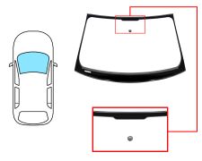 PARE-BRISE AUDI A4 2007-2012 4 PORTES / BREAK / AVANT / VERT / AVEC BASE MIROIR / JOINTS PRÉMONTÉS 