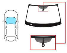 PARE-BRISE AUDI Q2 2016-2020 AVANT / VERT / AVEC CAPTEUR / JOINTS PRÉMONTÉS 