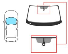 PARE-BRISE AUDI A5 2017-2019 CABRIOLET / AVANT / VERT / ACOUSTIQUE / AVEC CAPTEUR / JOINTS PRÉMONTÉS 
