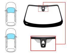 PARE-BRISE BMW SERIE 2 (F22-F23) 2014-2017 COUPÉ / CABRIOLET / AVANT / VERT / AVEC BASE MIROIR / AVEC CAPTEUR / AVEC SUPPORT CAMÉRA