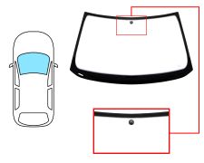 PARE-BRISE BMW SERIE 3 (E36) 1994-2000 COMPACT / AVANT / VERT / AVEC BASE MIROIR 