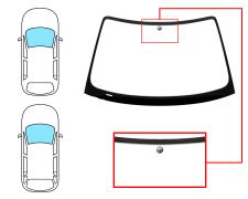 PARE-BRISE BMW SERIE 3 (E46) 1998-2001 4 PORTES / BREAK / AVANT / VERT / AVEC BASE MIROIR 