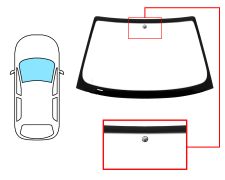 PARE-BRISE BMW SERIE 3 (E46) 1999-2003 COUPÉ / CABRIOLET / AVANT / VERT / AVEC BASE MIROIR
