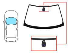 PARE-BRISE BMW SERIE 3 (E46) 2001-2004 COMPACT / AVANT / VERT / AVEC BASE MIROIR / AVEC CAPTEUR