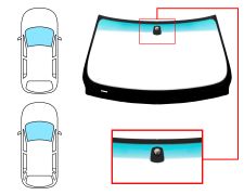 PARE-BRISE BMW SERIE 3 (E90-E91) 2005-2009 4 PORTES / BREAK / AVANT / VERT BANDE VERTE / AVEC BASE MIROIR