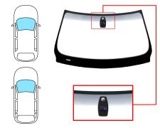 PARE-BRISE BMW SERIE 3 (E90-E91) 2005-2009 4 PORTES / BREAK / AVANT / VERT BANDE GRISE / AVEC BASE MIROIR / AVEC CAPTEUR