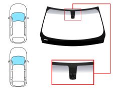 PARE-BRISE BMW SERIE 3 (F30-F31) 2012-2015 4 PORTES / BREAK / AVANT / VERT BANDE GRISE / AVEC BASE MIROIR
