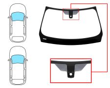 PARE-BRISE BMW SERIE 3 (F30-F31) 2012-2015 4 PORTES / BREAK / AVANT / VERT / AVEC BASE MIROIR / AVEC CAPTEUR / SERIGRAPHIÉ