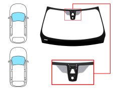 PARE-BRISE BMW SERIE 3 (F30-F31) 2012-2015 4 PORTES / BREAK / AVANT / VERT / AVEC BASE MIROIR / AVEC SUPPORT CAMÉRA / AVEC CAPTEUR / SERIGRAPHIÉ