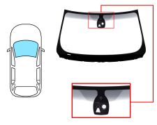 PARE-BRISE BMW SERIE 5 GT (F07) 2010-2013 AVANT / VERT BANDE GRISE / AVEC BASE MIROIR / AVEC SUPPORT CAMÉRA / AVEC CAPTEUR