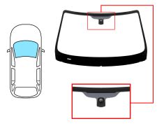 PARE-BRISE BMW X1 (E84) 2009-2012 AVANT / VERT / AVEC BASE MIROIR