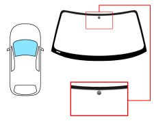 PARE-BRISE BMW Z3 (E36) 1995-2003 COUPÉ / CABRIOLET / AVANT / VERT / AVEC BASE MIROIR 