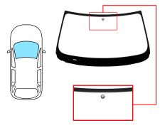 PARE-BRISE BMW X5 (E70) 2007-2010 AVANT / VERT / AVEC BASE MIROIR