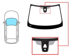 PARE-BRISE BMW SERIE 2 (F45) 2014-2018 ACTIVE TOURER AVANT / VERT / ACOUSTIQUE / AVEC BASE MIROIR / AVEC CAPTEUR / AVEC SUPPORT CAMÉRA / JOINTS PRÉMONTÉS