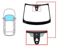 PARE-BRISE BMW SERIE 2 (F46) 2014-2018 GRAND TOURER AVANT / VERT / ACOUSTIQUE / AVEC BASE MIROIR / AVEC CAPTEUR / AVEC SUPPORT CAMÉRA / JOINTS PRÉMONTÉS