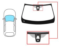 PARE-BRISE BMW SERIE 4 (F32) 2013-2017 COUPE / AVANT / VERT / AVEC BASE MIROIR / AVEC CAPTEUR / AVEC SUPPORT CAMÉRA