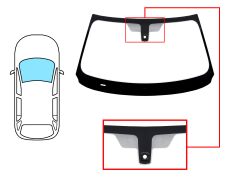 PARE-BRISE BMW X6 (F16) 2014-2019 AVANT / VERT / ACOUSTIQUE / AVEC CAPTEUR